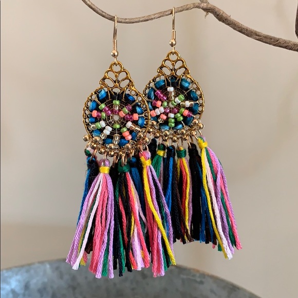 BOGO! Multicolor Boho Earrings - Picture 3 of 4